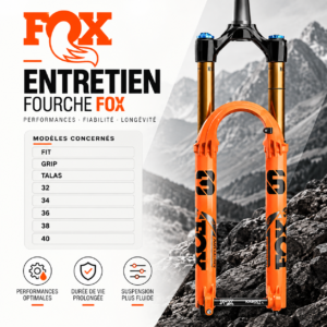 ENTRETIEN FOURCHE FOX VTT