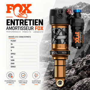 ENTRETIEN AMORTISSEUR FOX VTT