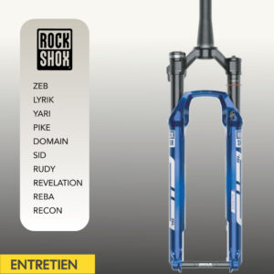 ENTRETIEN FOURCHE ROCK SHOX