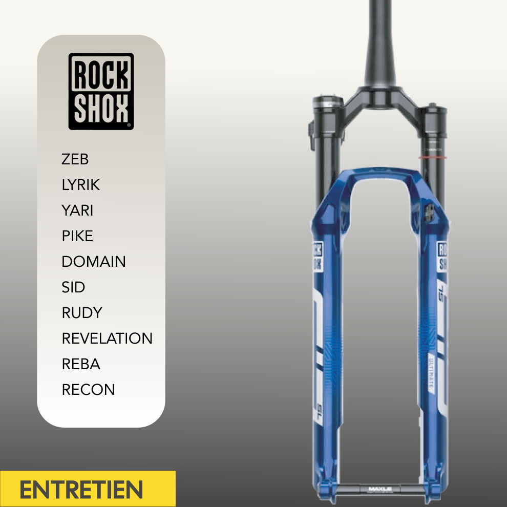 ENTRETIEN FOURCHE ROCK SHOX
