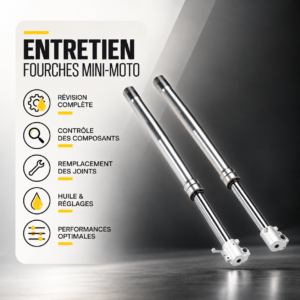 ENTRETIEN FOURCHE MINI MOTO